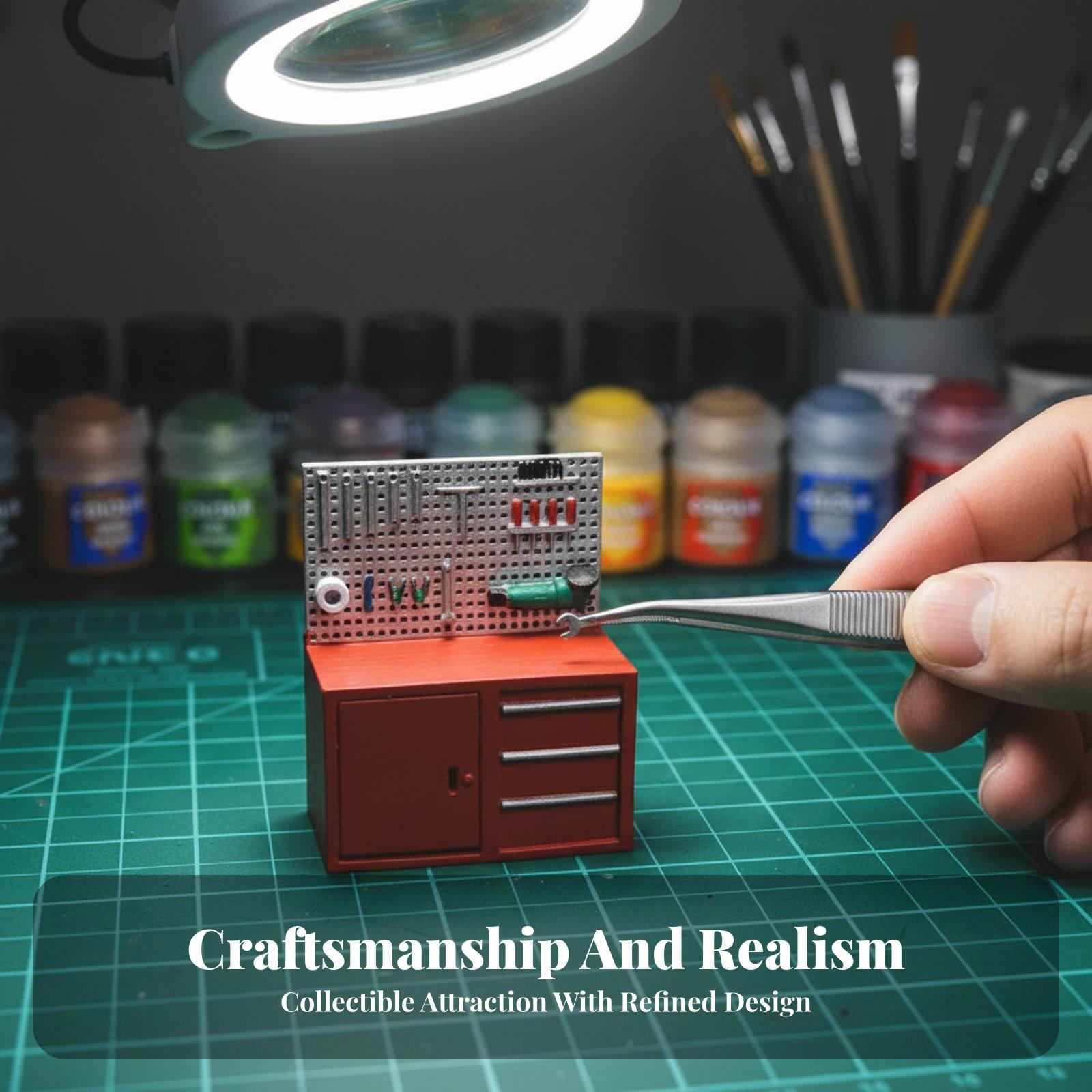 Gardening Tools Repair Shop - 1 64 Garage Model Reparatiewerkplaats Miniatuur