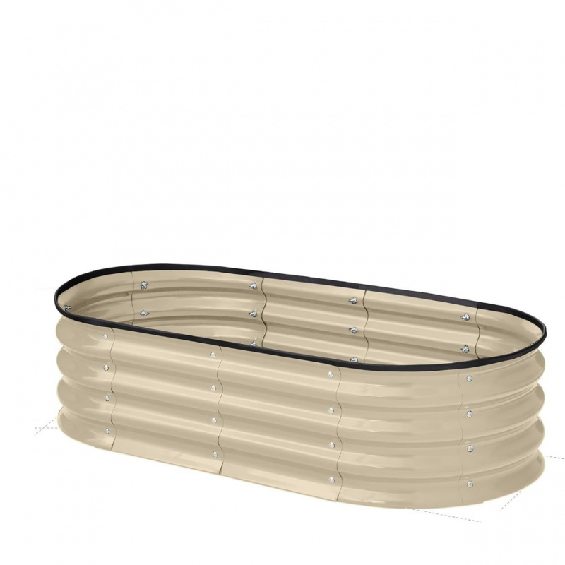 Gardening Tools Box - 1 STKS Ovale Gegalvaniseerde Staalplaat in