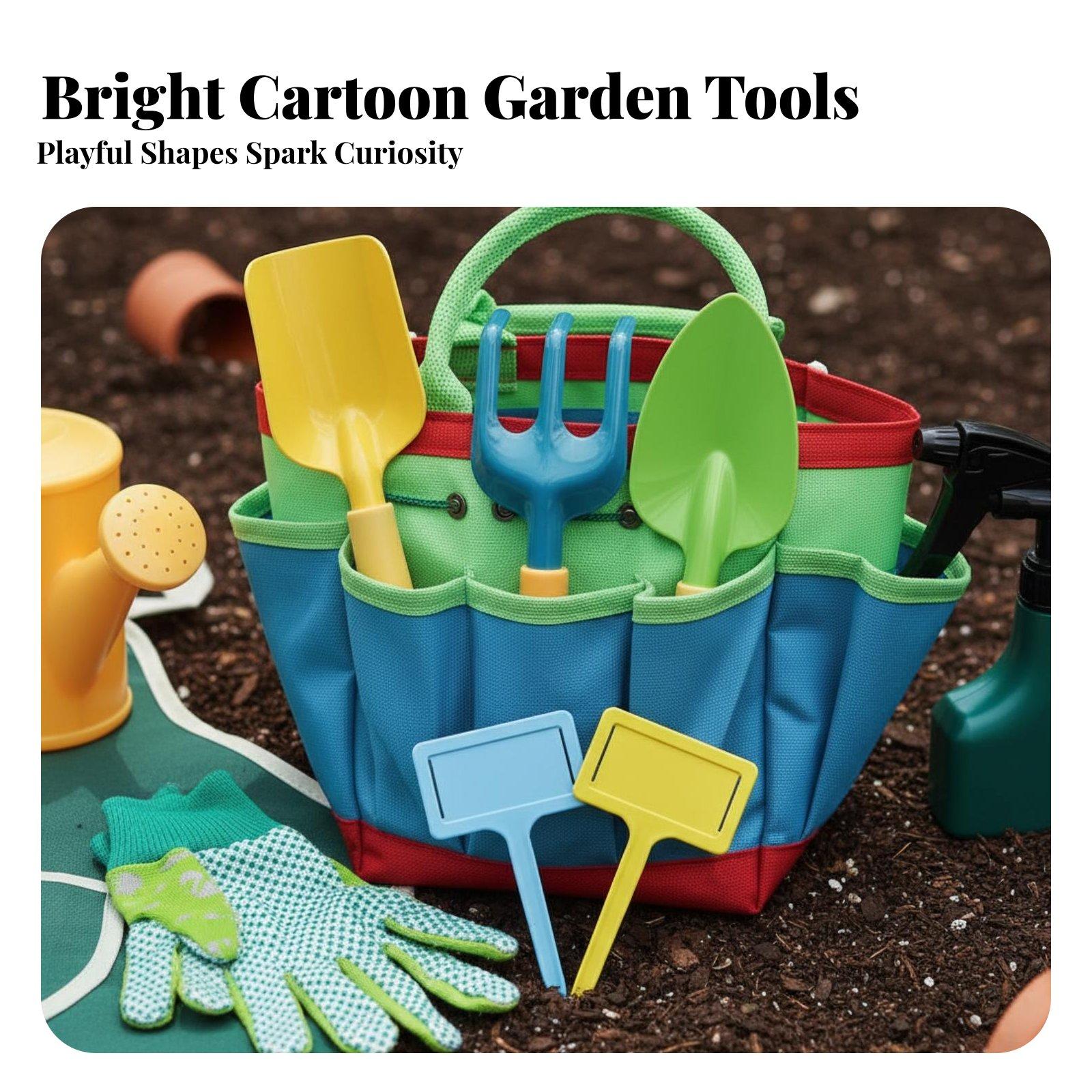 Gardening Tools For Young Children - 10-delige tuiniergereedschapset voor kinderen, kindertuiniergereedschap in
