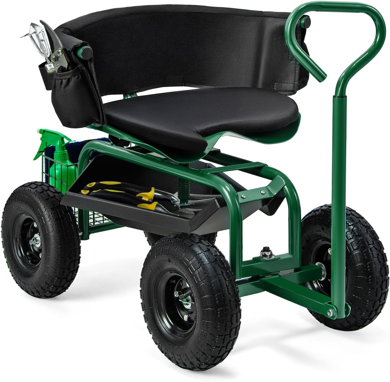 Gardening Tools For Seniors - Rolbare tuinstoel met wielen, 360 graden