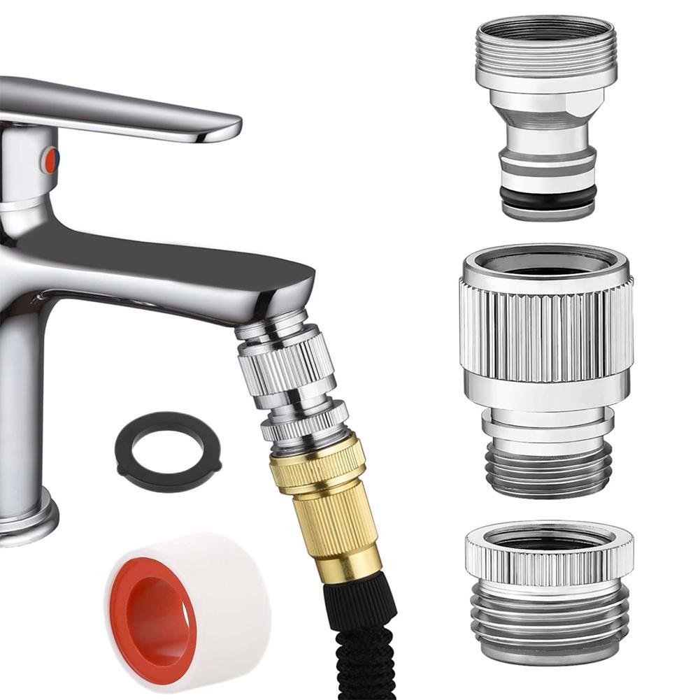 Gardening Tools Combo - Kraanadapterset voor tuinslang en doucheaansluiting Snelkoppelingen