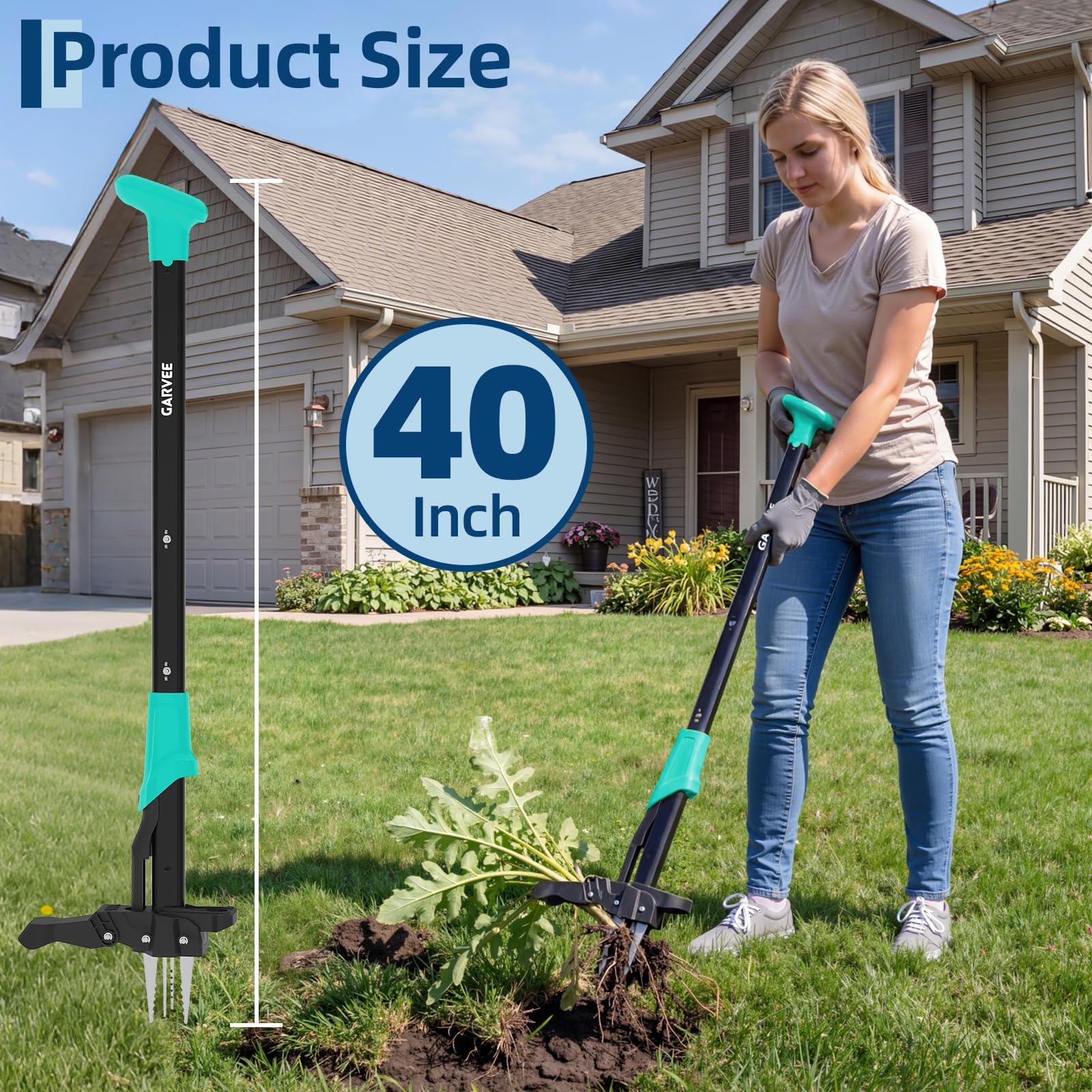 Gardening Tools For Seniors - Onkruidtrekker met lange steel, geen bukken