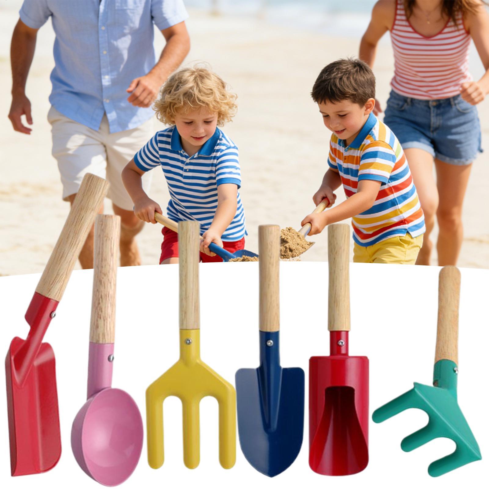 Gardening Tools Girly - Tuiniergereedschap voor kinderen, 6-delig, buiten, strand,