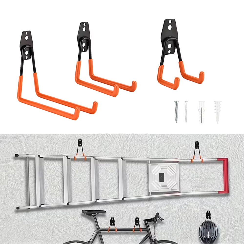 Gardening Tools Holder - Zware wandhaak van metaal, garage-organizer, fiets-
