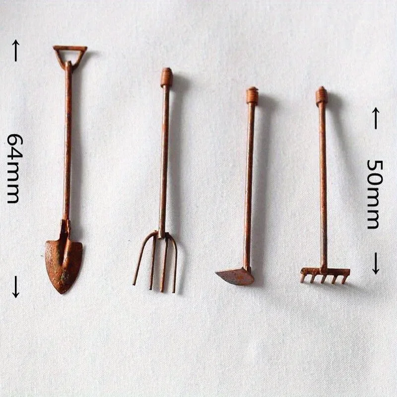 4 Stks/pak Miniatuur Tuingeree - Gardening Tools Combo recensie en prijs