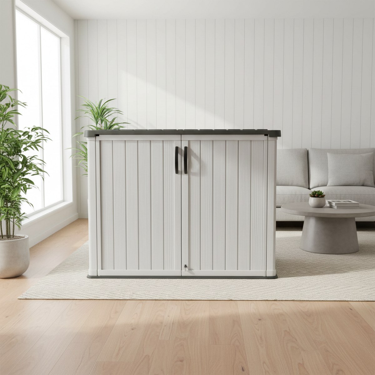 Grote kunststof buitenberging, - Gardening Tools Box recensie en prijs