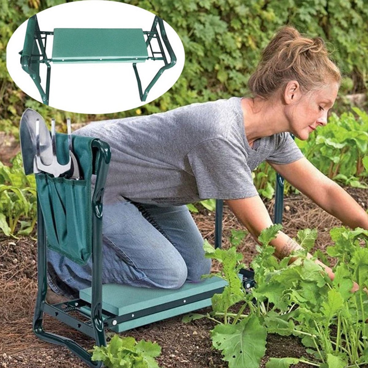 B23BBG 2-in-1 Tuinkniebank en  - Gardening Tools For Seniors recensie en prijs