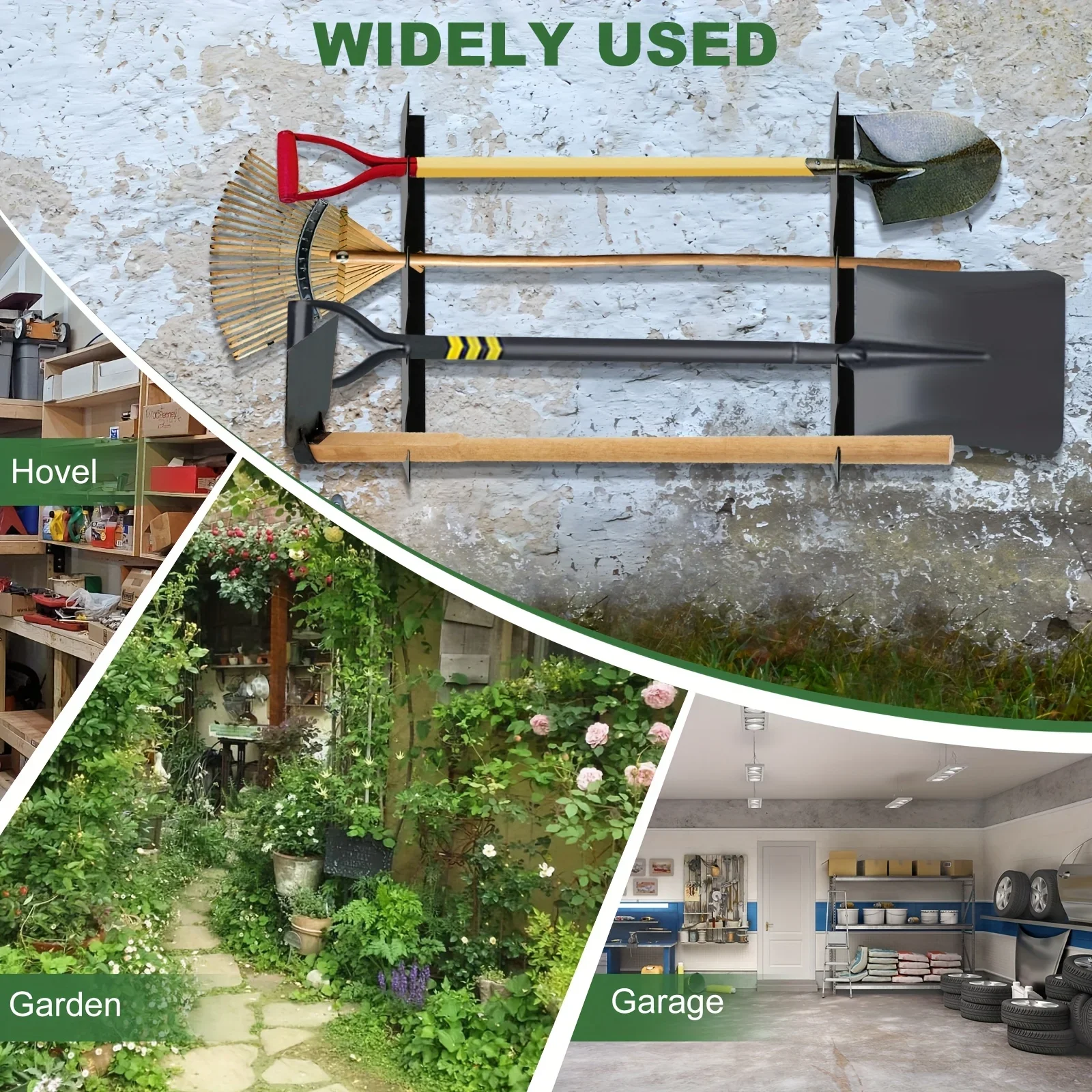 Zware metalen tuin gereedschap - Gardening Tools Holder recensie en prijs