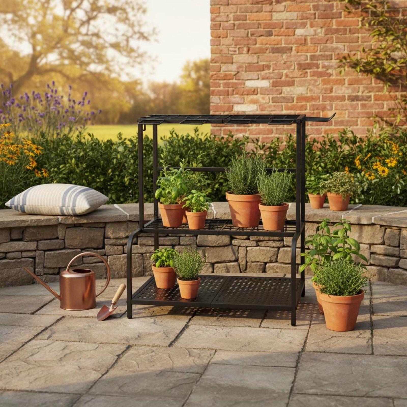 Metalen tuingereedschapsrek me - Gardening Tools Holder recensie en prijs