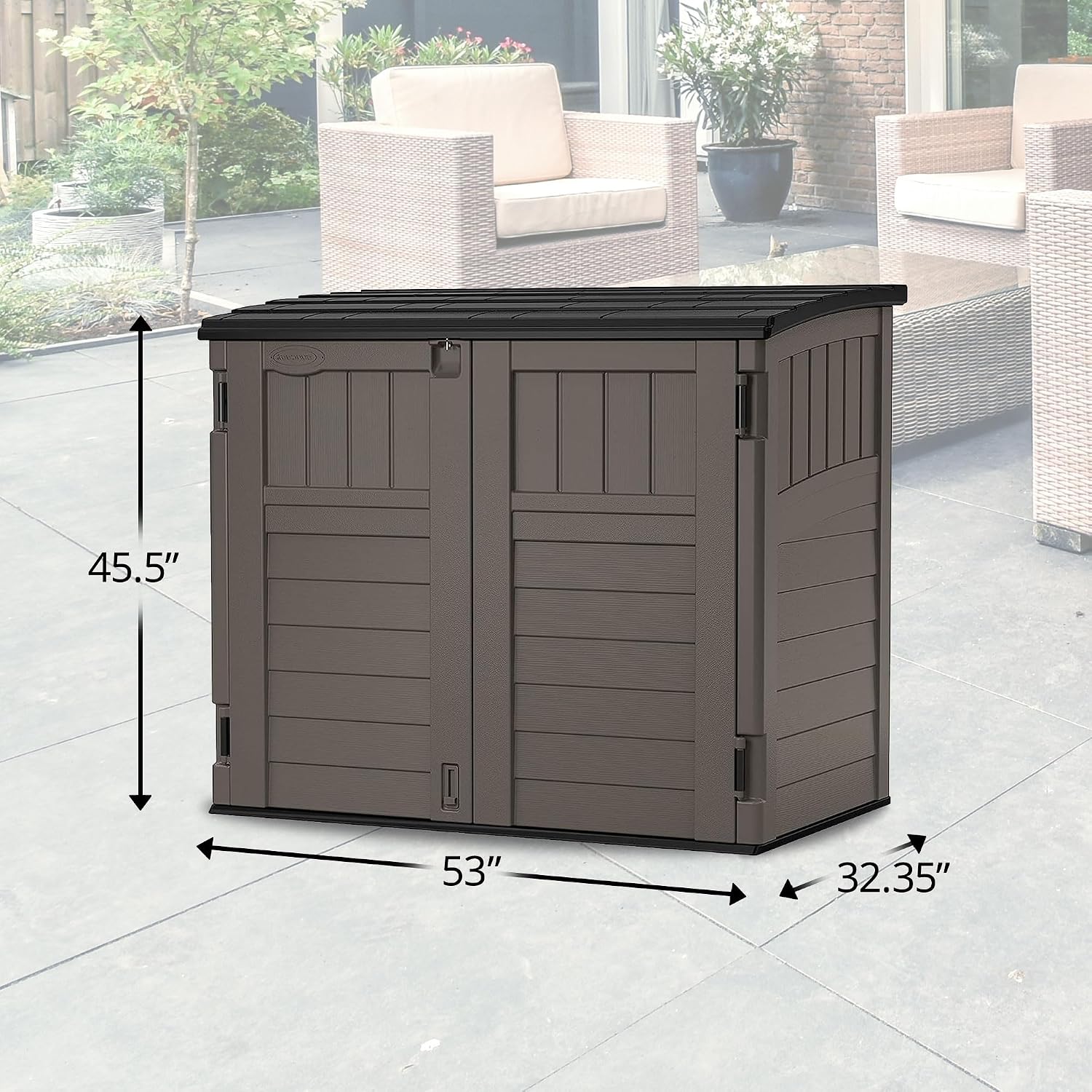 Buitenberging voor achtertuin, - Gardening Tools Box recensie en prijs