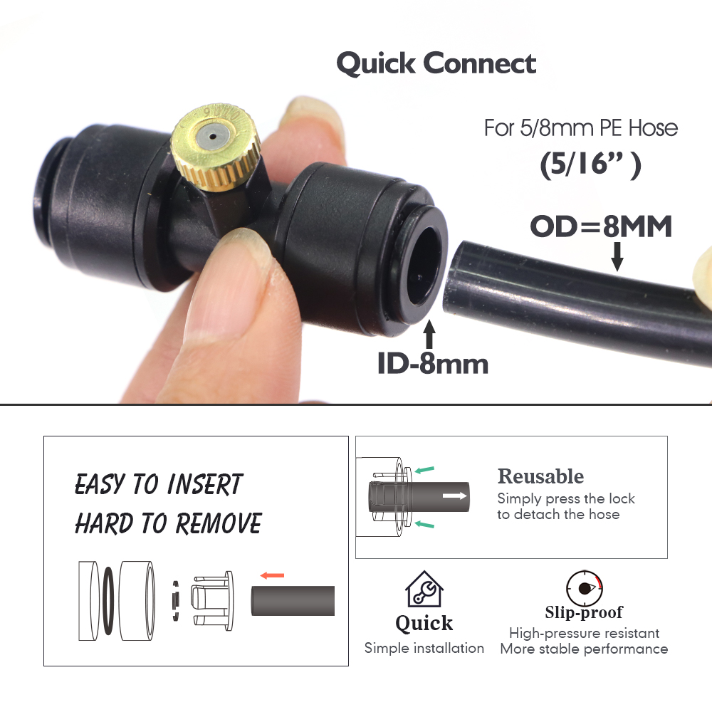 0,1-1 mm messing sproeikop met - Garden Hose Nozzle recensie en prijs