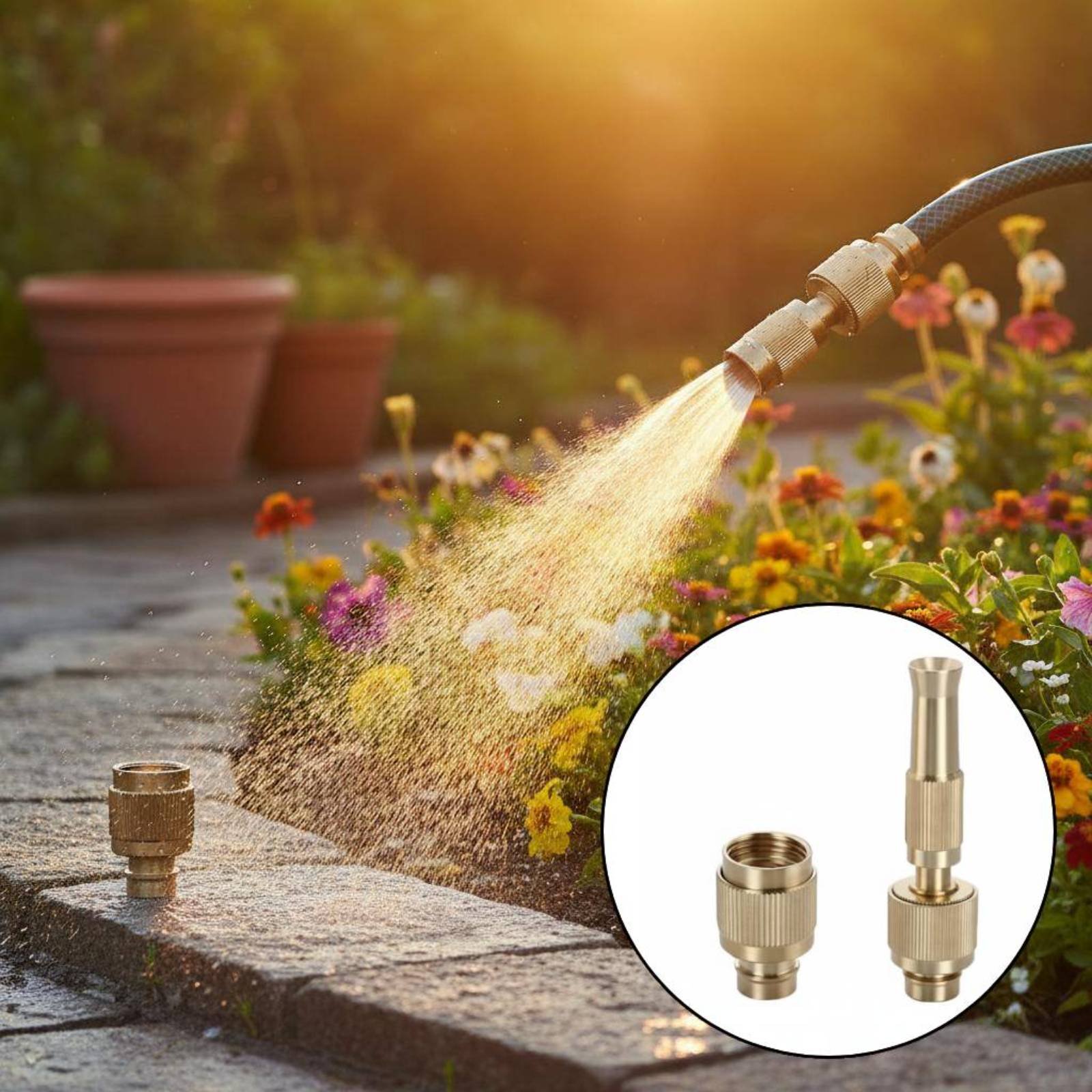 Messing water universele conne - Gardening Tools Water recensie en prijs