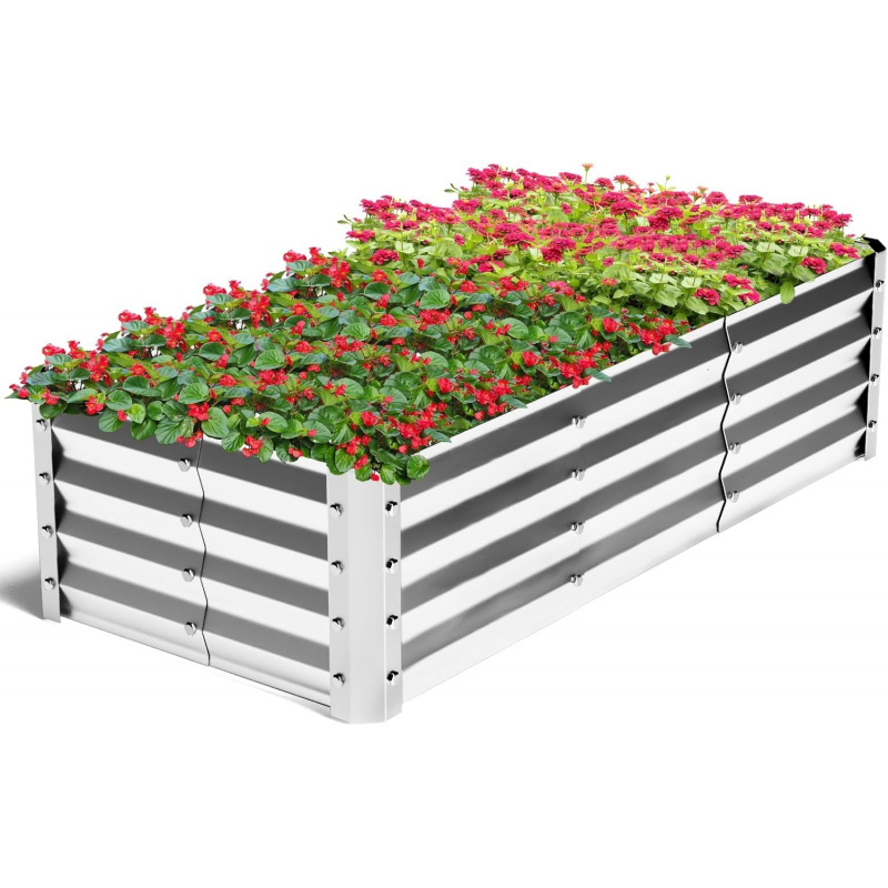 Grote bodemloze gegalvaniseerd - Gardening Tools Box recensie en prijs