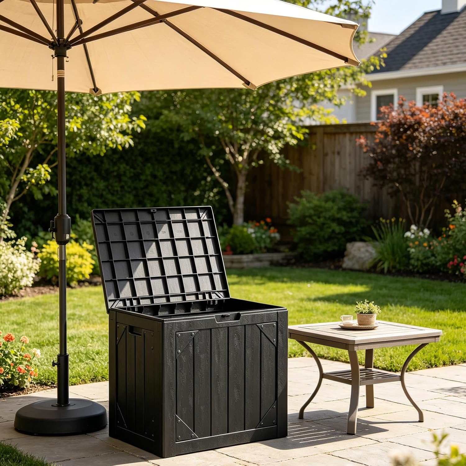 30 Gallon Buitenberging met Zi - Gardening Tools Box recensie en prijs