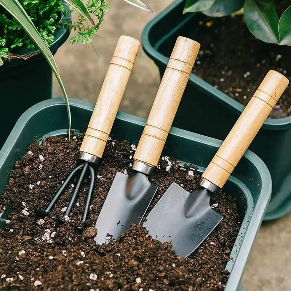 3-delige mini-tuinset, klein f - Gardening Tools Combo recensie en prijs