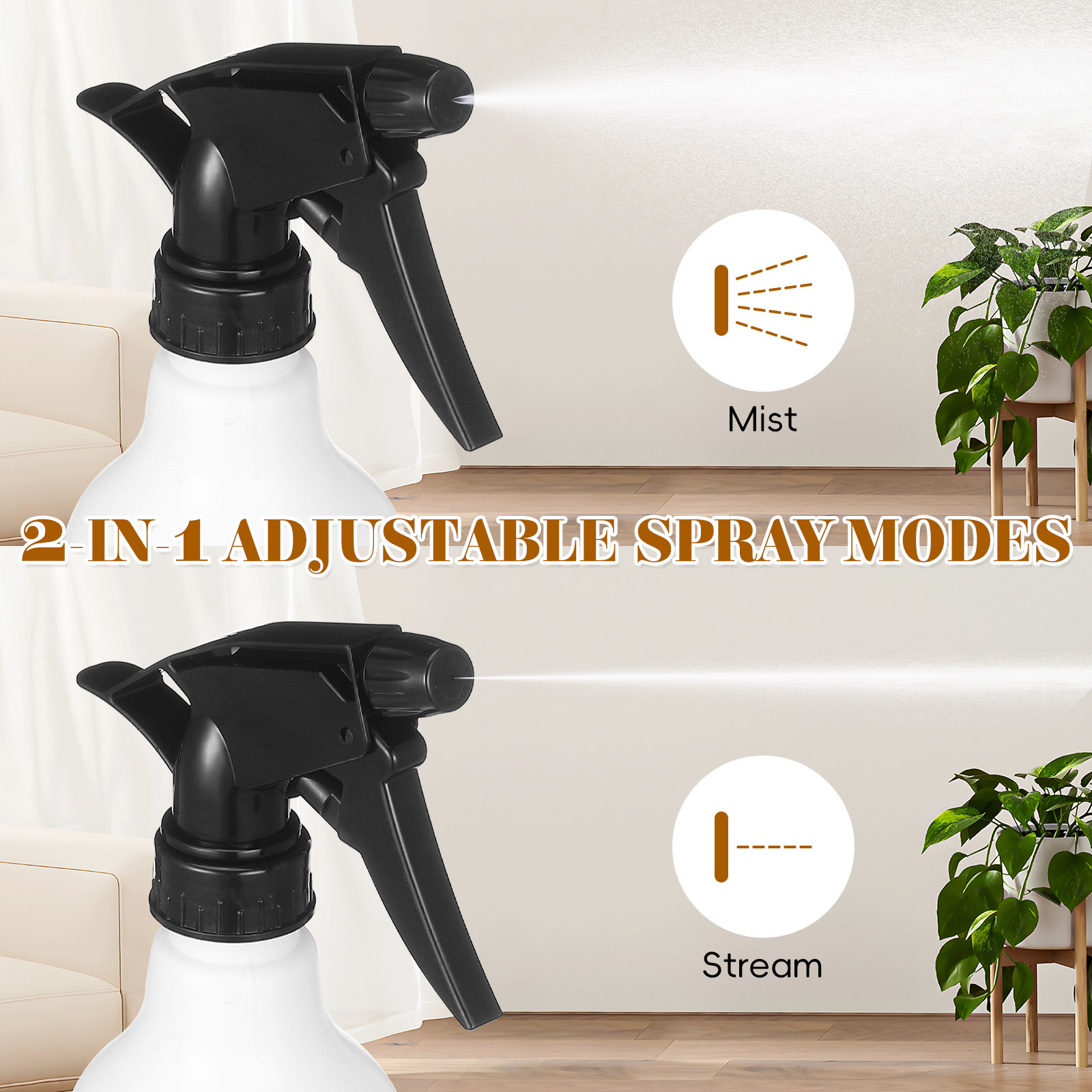 10 stuks zwarte verstelbare tr - Garden Hose Nozzle recensie en prijs