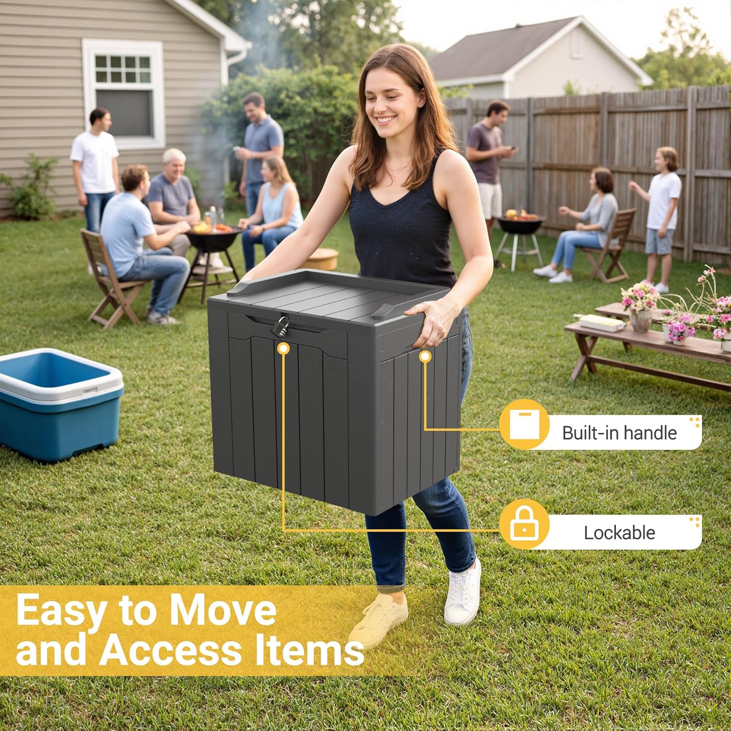 31 Gallon Buitenberging met de - Gardening Tools Box recensie en prijs