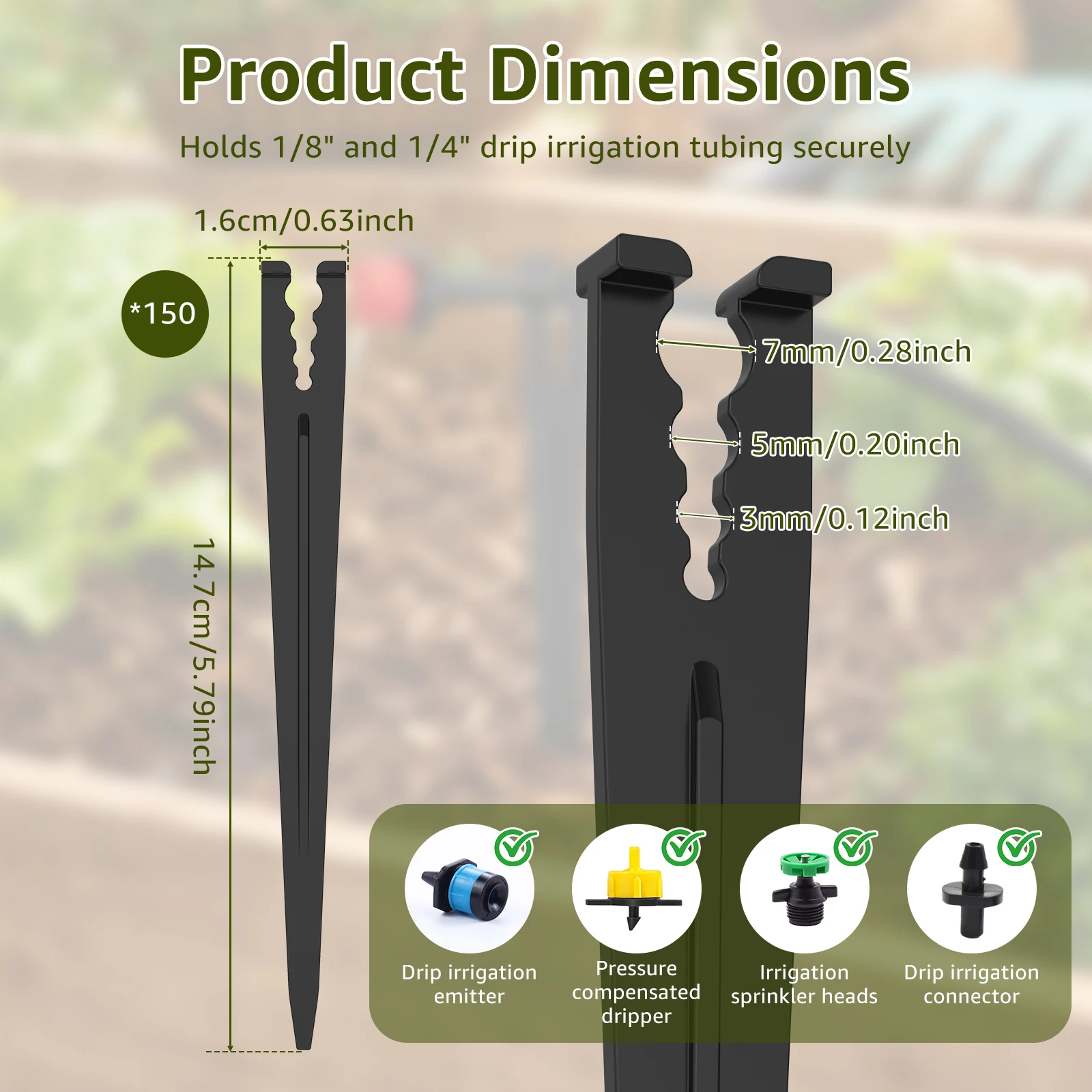 1/4 Druppelirrigatie Steunen 5 - Gardening Tools Holder recensie en prijs