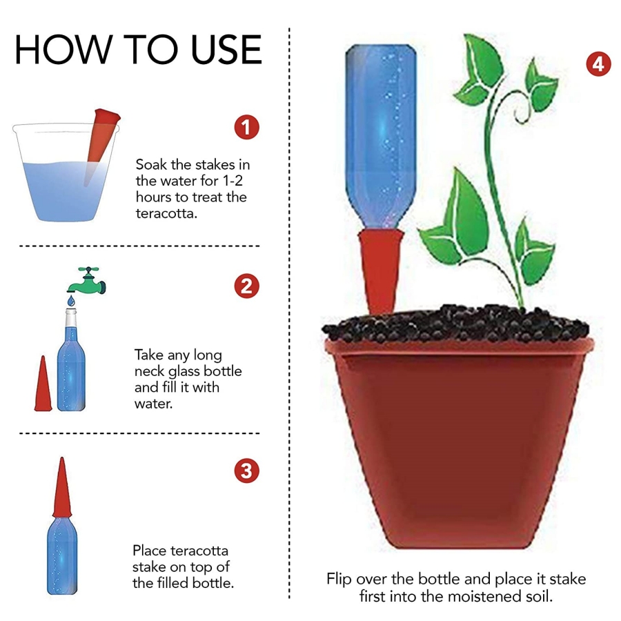 8-delige zelfwater gevende ter - Gardening Tools Kit For Home Garden recensie en prijs