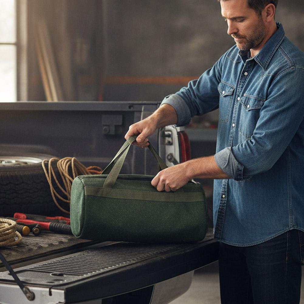 Canvas gereedschapstas met gro - Gardening Tools Repair Shop recensie en prijs