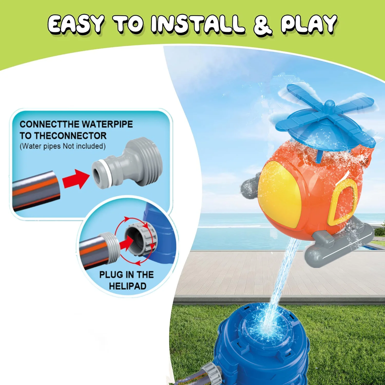 Helikopter Sprinkler Waterspee - Gardening Tools Girly recensie en prijs